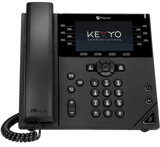 Un modèle de téléphone fixe inclus avec l'offre de téléphonie sur IP Keyyo