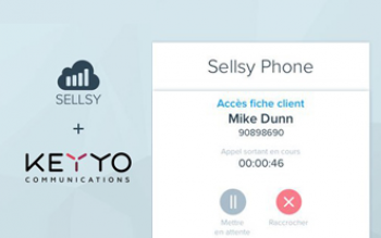 Keyyo connecte sa solution de téléphonie au logiciel de l'éditeur Sellsy
